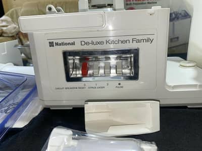 National Food Processor with  10 attachments