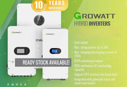 Hybrid Inverters Growatt