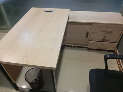 Office Furniture Setup | Large Workstation Table + Executive Office 35