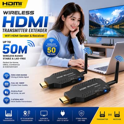 HDMI TRANSMITTER RECEIVERS 50M EXTENDER HDMI EXTENDER