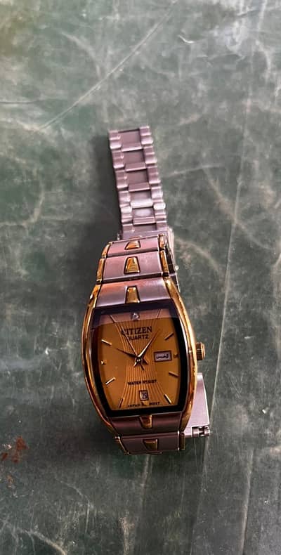 Citizen Quartz Tank Style Womens Day/Date watch Nice GUARANTEED Worki