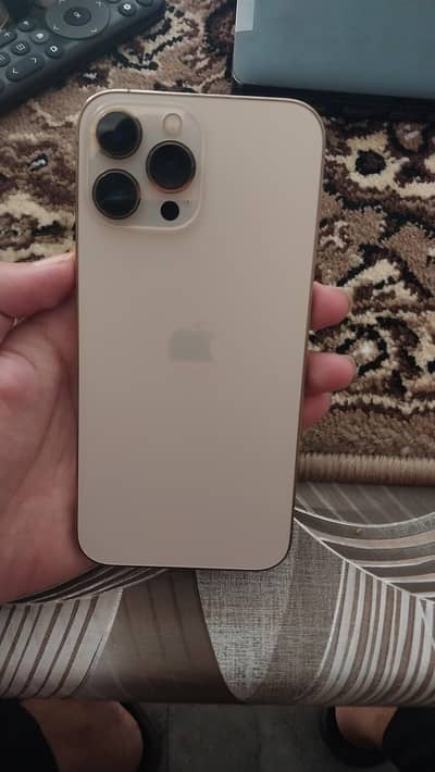 Apple iPhone 13 Pro Max with its cable