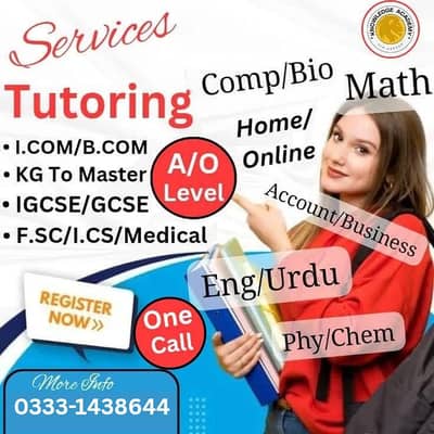 Home Tutor Online Tutor Tuition/Tution O level A level IGCSE Account