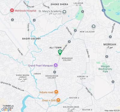 10 Marla Corner Plot For Sale In Rahe Sakoon Adyala Road