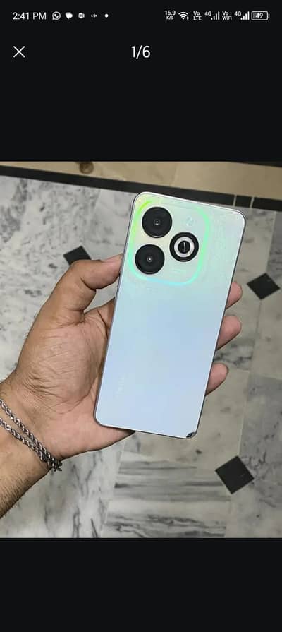Infinix Smart 8 Condition 10/9 Side fingerprint 4gb 64gb