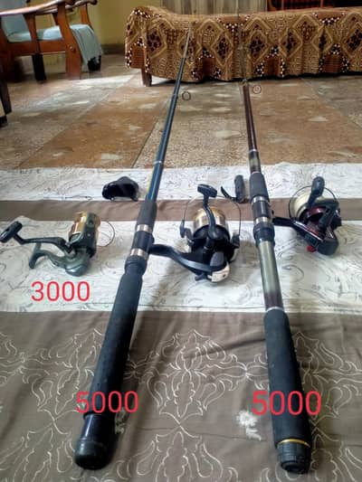 Reels with rods for sale
