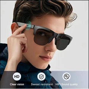 Description  AI Smart Bluetooth Glasses Eyewear with Music & Call Support NO NEED Earbuds Direct Bluetoth Glasses Stylish Hands-Free Smart  90% OFF Sale Today | Limited Stock   Smart Bluetooth Classes Smart Audio Glasses