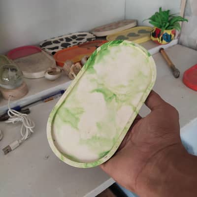 marble tray for jewelry organizing and decorations