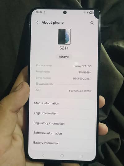 Samsung Mobile S21 Plus