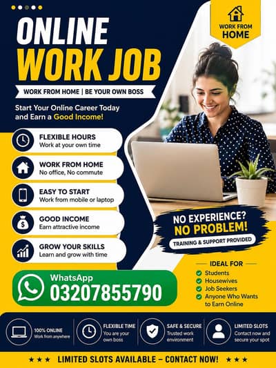 Online job at Home/Part Time/Data Entry/Typing/YouTube course/Teaching