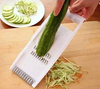 Stainless steel 5 in 1 vegetable cutter -
