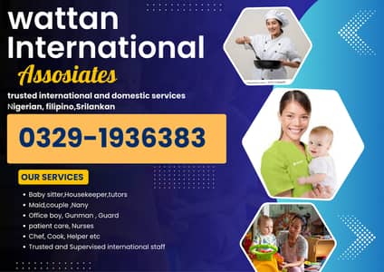 Maid, house maid,Fillipino maid, Nigerian maid, cook,nany avaliable