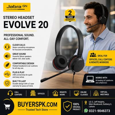 JABRA EVOLVE 20/30/40/2-30/2-40