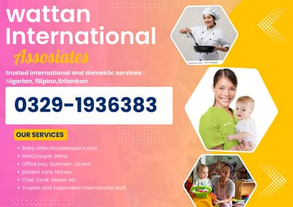 Maid, house maid,Fillipino maid, Nigerian maid, cook,nany avaliable