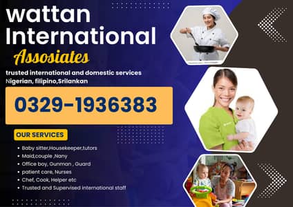 Maid, house maid,Fillipino maid, Nigerian maid, cook,nany avaliable