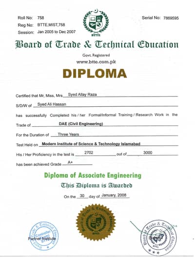 Diploma's