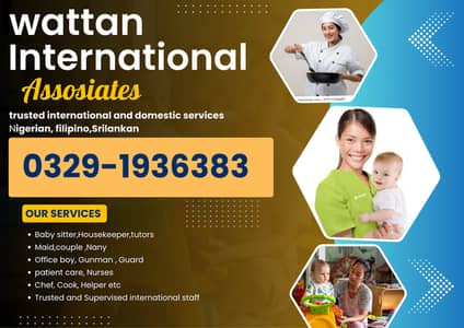 Maid, house maid,Fillipino maid, Nigerian maid, cook,nany avaliable