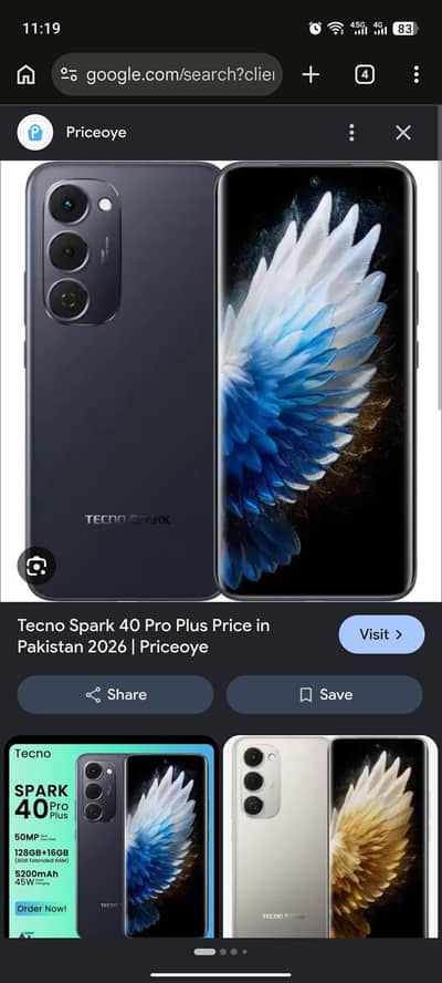 Tecno Spark 40 pro plus