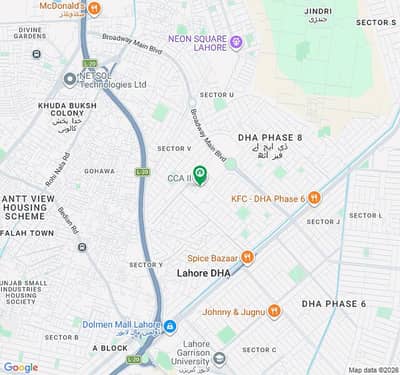 8-MARLA COMMERCIAL PLOT LOCATED IN THE BEST BLOCK OF DHA LAHORE.