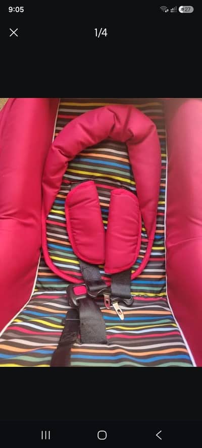Baby Carry Cot with seat belt