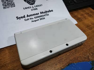 Nintendo New 3DS - Pearl White - Good Condition - COD