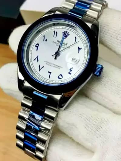 Arabic Dial Watch | Date Display | 2 Colors | Rs. 3500
