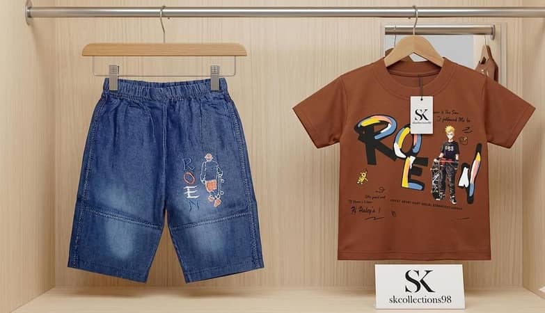 boys shirt with shorts