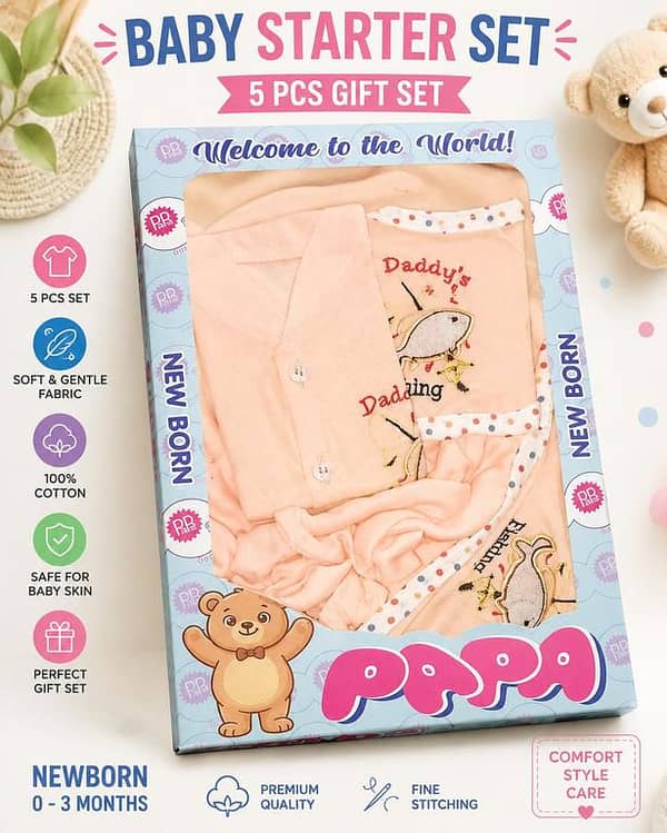 new born baby starter set 5pcs starter set baby's started set