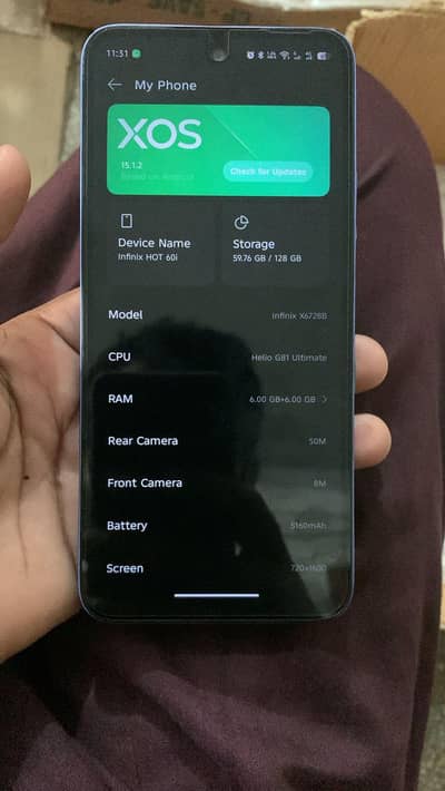 Infinix hot 60i