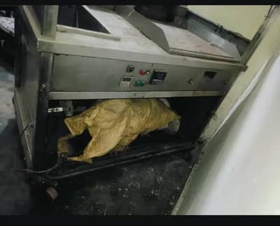 burger counter steel