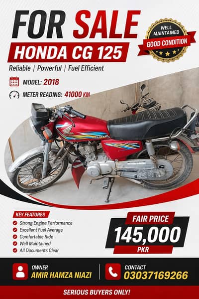 Honda 125 for sale