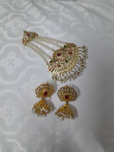 jhumka and jhummer set