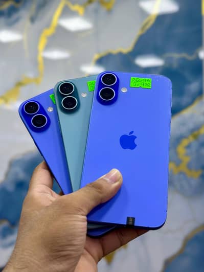 Apple iPhone 16 Plus 256GB | Water Pack | Non Pta | Teal & Ultramarine