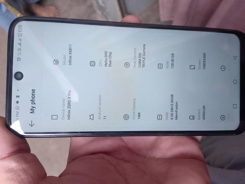 Infinix Zero X Pro 1