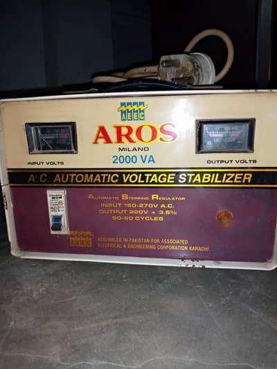 AAROS Milano 2000VA Automatic Voltage Stabilizer