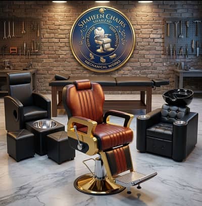 Heavy-Duty Salon | Barber Saloon Chair | Barber Shop | Parlour setup