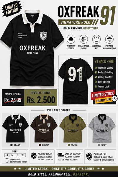 OXFREAK® 91 — Signature Street Polo