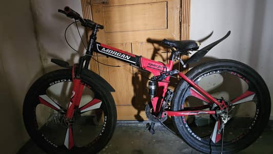 morgan foldabale bike with 24 speeds