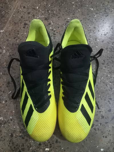 Adidas X Tango 18.3 Football Shoe in the Solar Yellow and Core Black