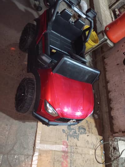 Jeep 2 seater 4 motor installed heavy kids car