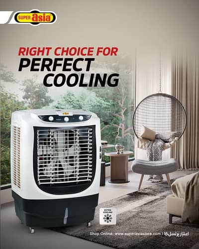 Super Asia ECM-6500 Plus Air Cooler 70 Liters