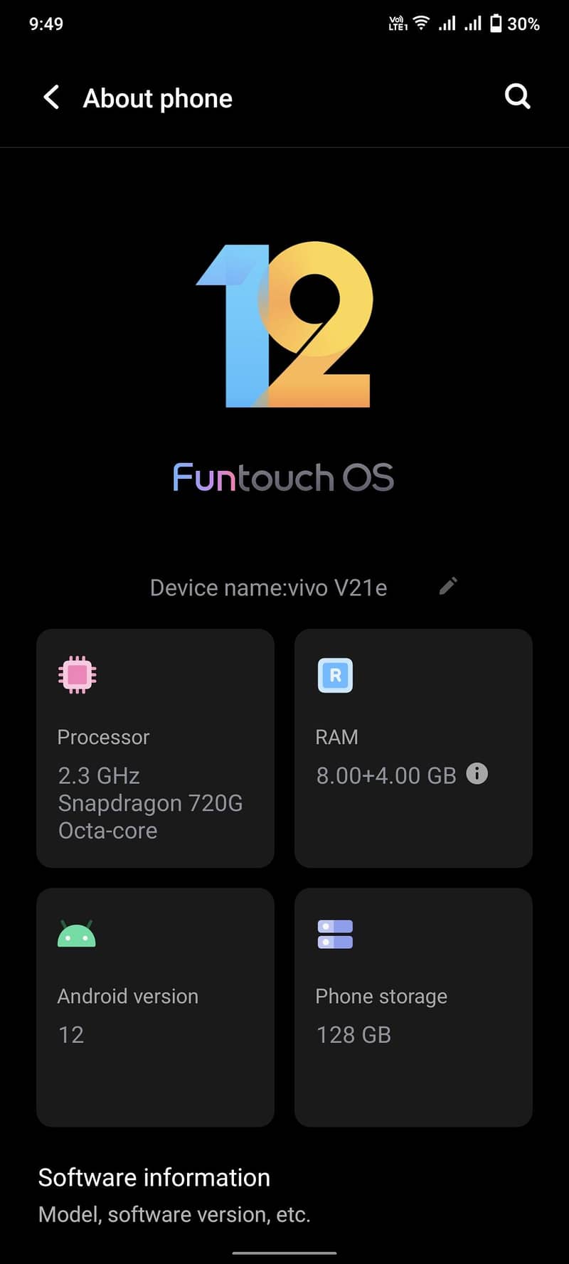 Vivo V21e 0