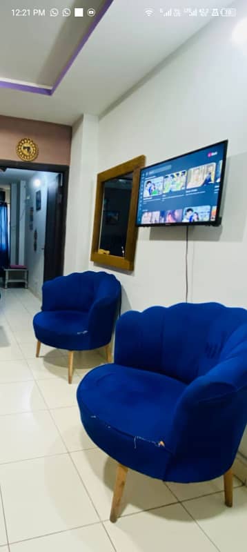Per Day One Bed Fully Furnished Apartment Available in Islamabad