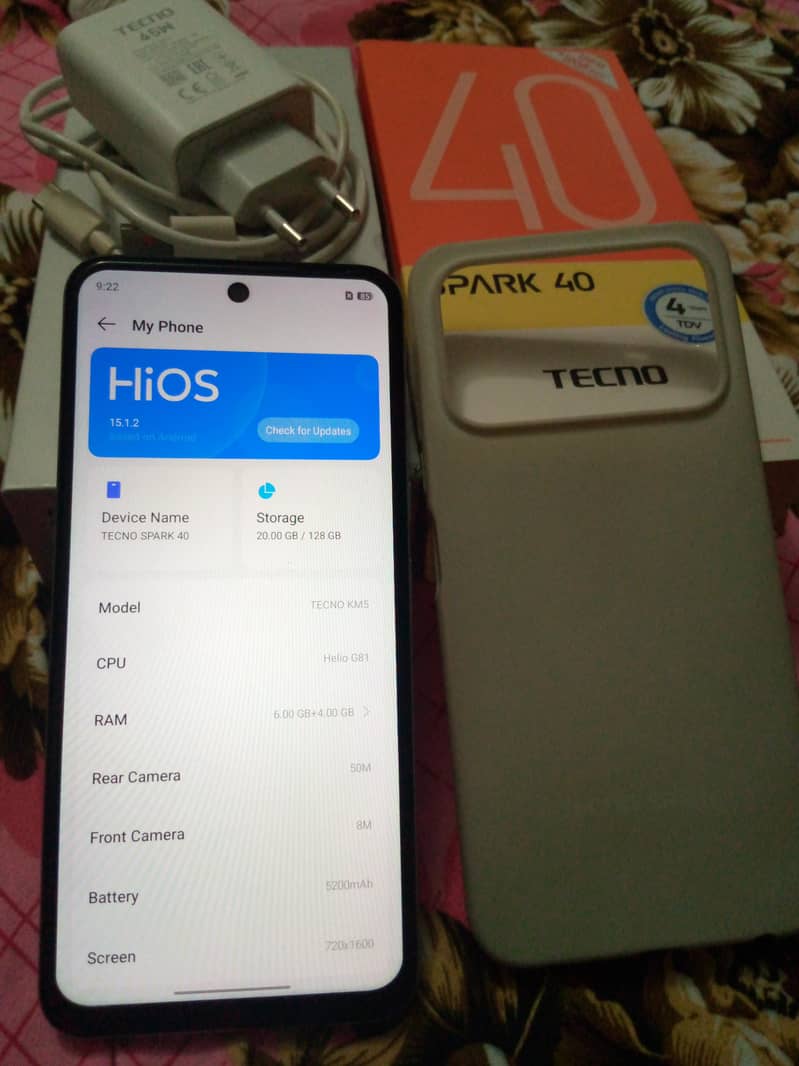 Tecno spark 40 0