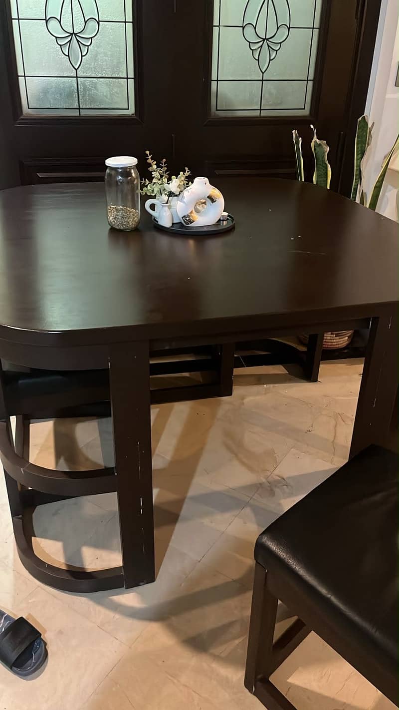 4 chairs dining table 1