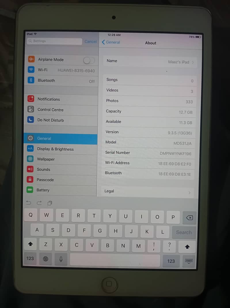 ipad mini 1