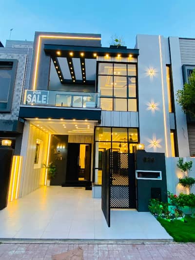 5 Marla Ultra Advance Modern Smart Features Designer Brand New House Available For Sale Meeting With Direct Owner