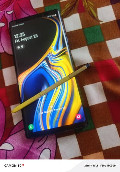 Samsung Mobile Note 9 8/512gb bahir sy aya hy pta ho Jay ga exchange p