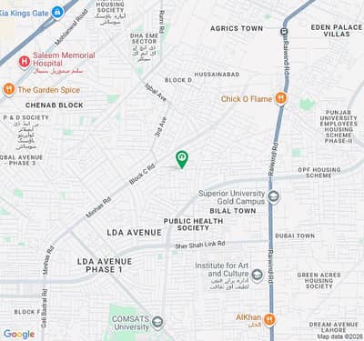 100 Feet Road,Good Location Sami Commercial Plot Of 1 Kanal Is Available For Sale 48 Feet Front,Level Plot,No Pool,No Divider
