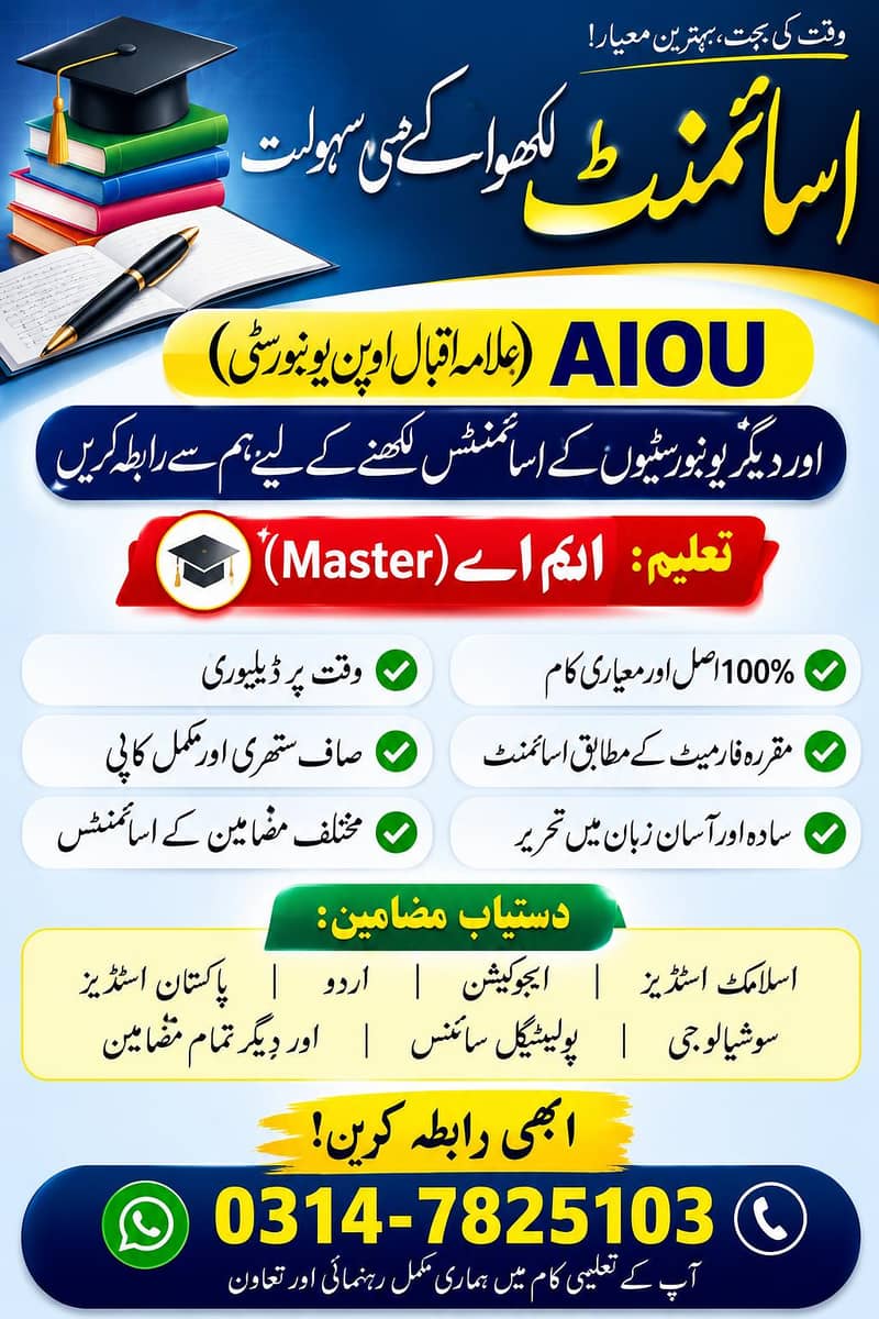 ریسرچ ورک اسائمنٹ 0